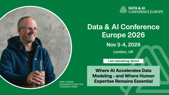Wo KI die Datenmodellierung beschleunigt – und wo menschliche Expertise unverzichtbar bleibt | Data & AI Conference Europe 2026